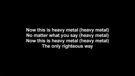 House of Metal lyrics 